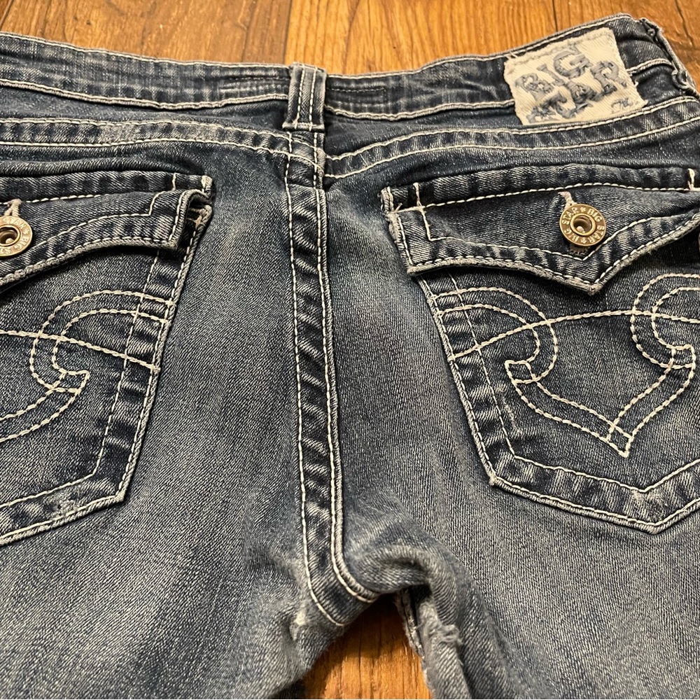 Big Star Remy Low Rise Bootcut Jeans Size 29R - Picture 7 of 14